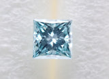アイスブルーダイヤモンド 0.060ctルース（VSクラス相当,プリンセスカット）
