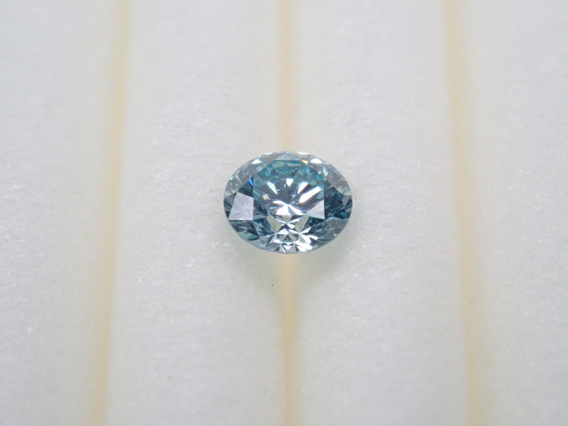 アイスブルーダイヤモンド 2.7mm/0.093ctルース（VSクラス相当,ラウンドカット）