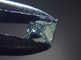 アイスブルーダイヤモンド 0.071ctルース（VSクラス相当,プリンセスカット）