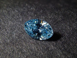 アイスブルーダイヤモンド 0.099ctルース（VSクラス相当,マーキースカット）
