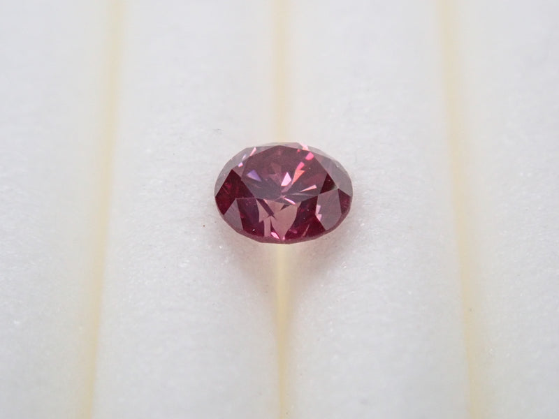 パープルダイヤモンド（トリートメント） 3.0mm/0.121ctルース（VSクラス相当）
