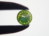 グリーンダイヤモンド (トリートメント) 2mm/0.098ctルース（蛍光3石セット,VSクラス相当）