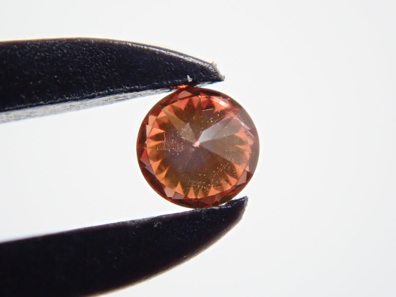 オレンジピンクダイヤモンド (トリートメント)2mm 0.101ctルース（バイ