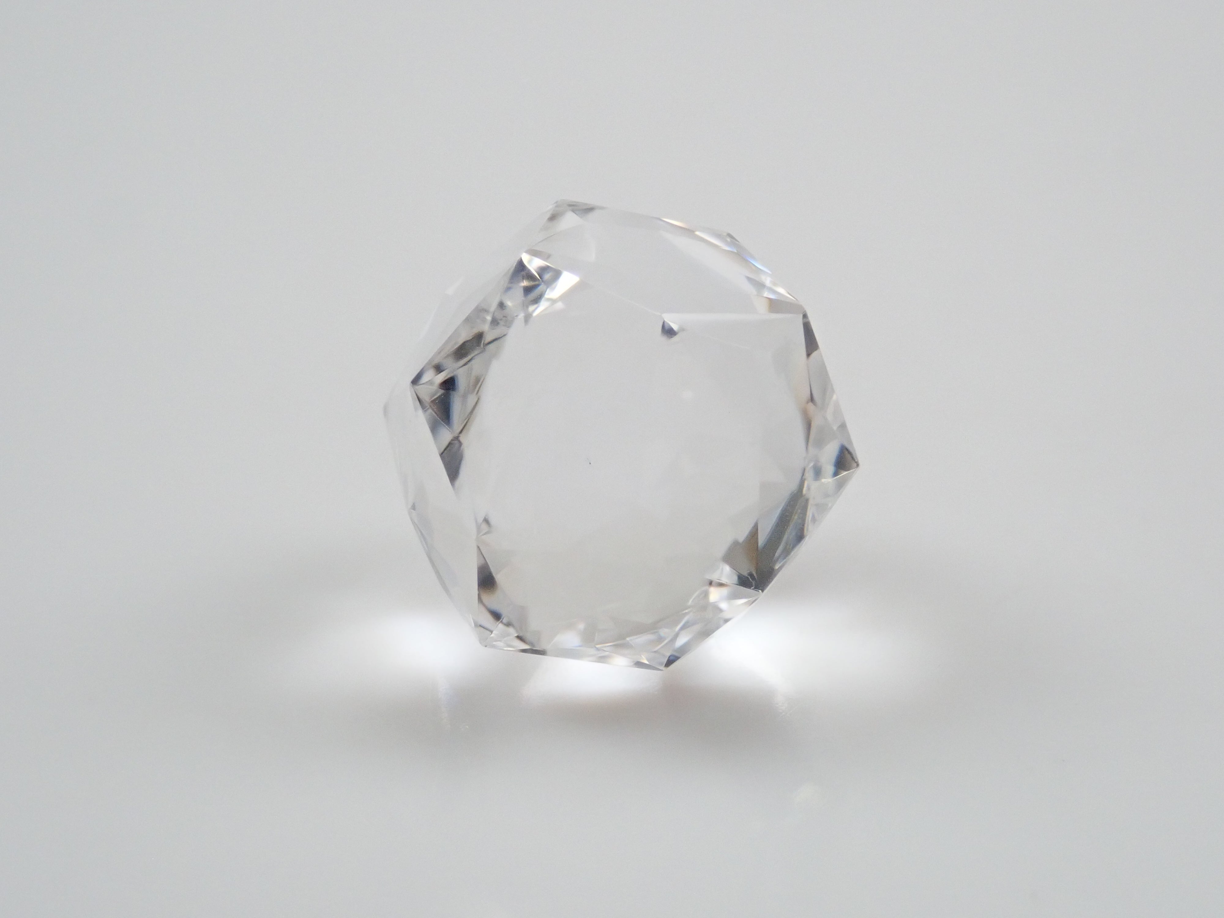 [Kikyo Cut] Rock Crystal 8.140ct Loose《Mr. Yukio Shimizu, Representative of Shimizu Precious Stones》 Patch included