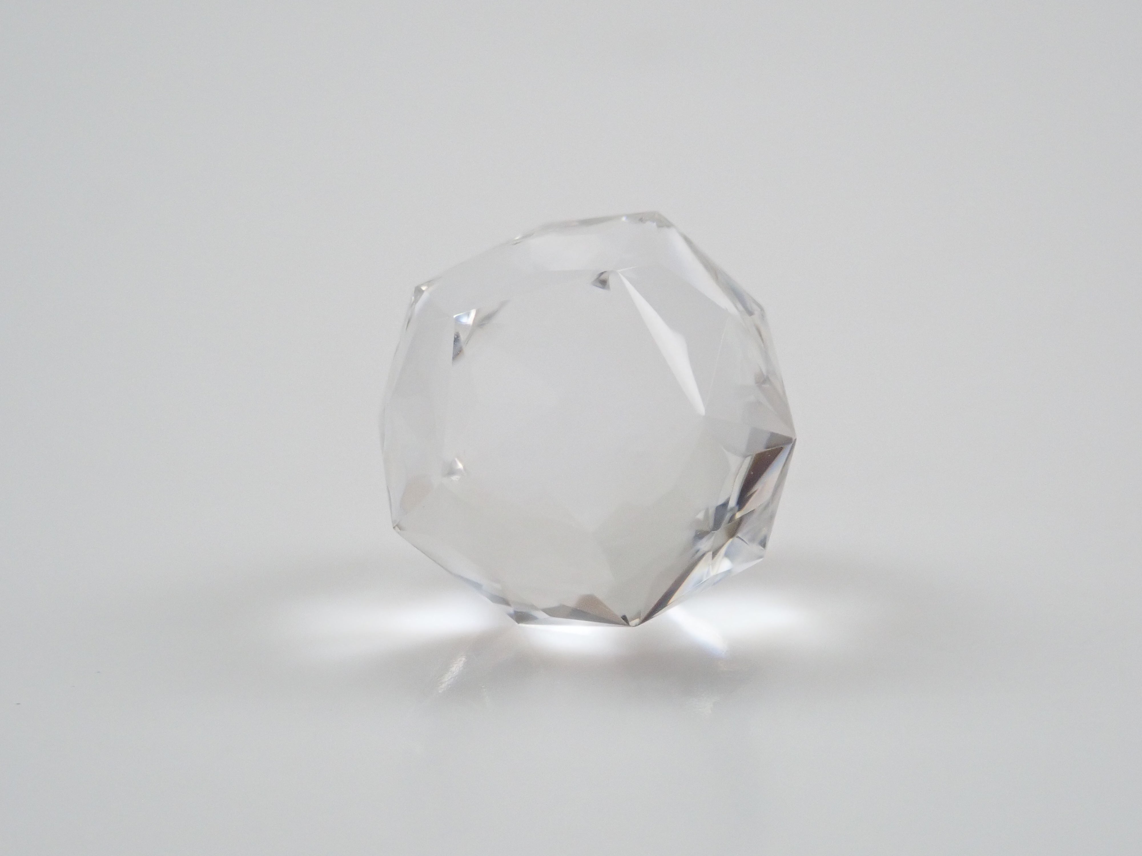 [Kikyo Cut] Rock Crystal 8.140ct Loose《Mr. Yukio Shimizu, Representative of Shimizu Precious Stones》 Patch included