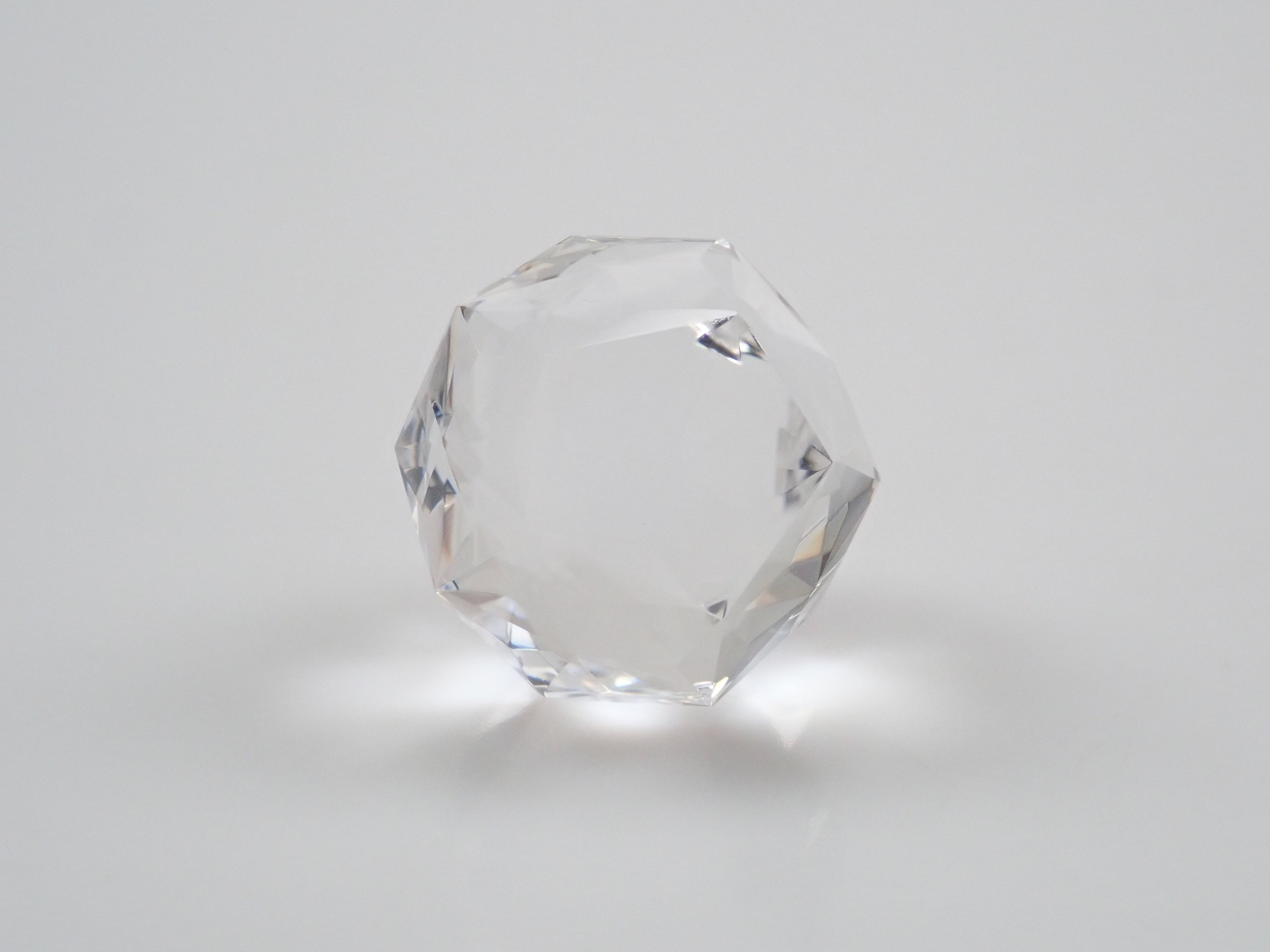 [Kikyo Cut] Rock Crystal 8.140ct Loose《Mr. Yukio Shimizu, Representative of Shimizu Precious Stones》 Patch included