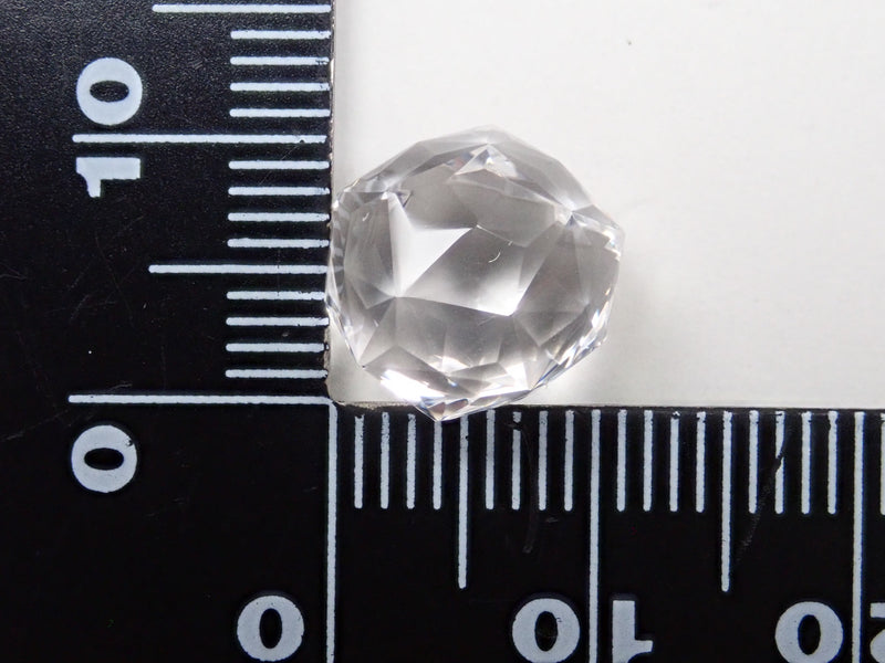 [Kikyo Cut] Rock Crystal 8.140ct Loose《Mr. Yukio Shimizu, Representative of Shimizu Precious Stones》 Patch included
