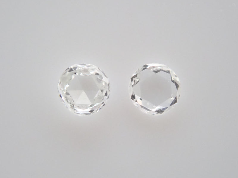 ダイヤモンド2石ペア 1.8mm/0.044ctルース（VSクラス相当,ローズカット）