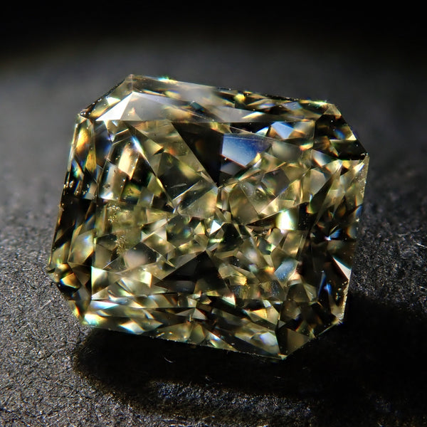イエローダイヤモンド 1.02ctルース（VS2,ラディアントカット）GIA 