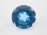 [Star in cut] Swiss blue topaz 6mm loose with patch