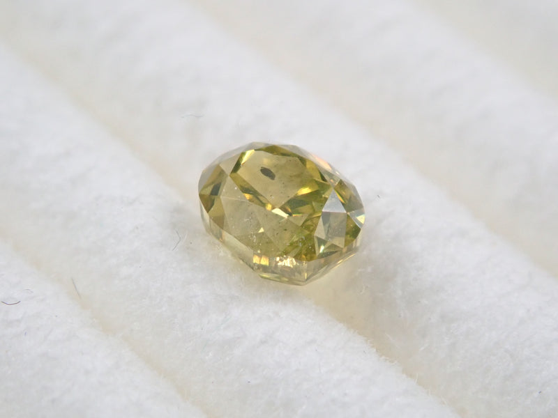 ファンシーディープブラウニッシュイエローダイヤモンド 0.300ctルース(FANCY DEEP BROWNISH GREEN YELLOW, SI-2)