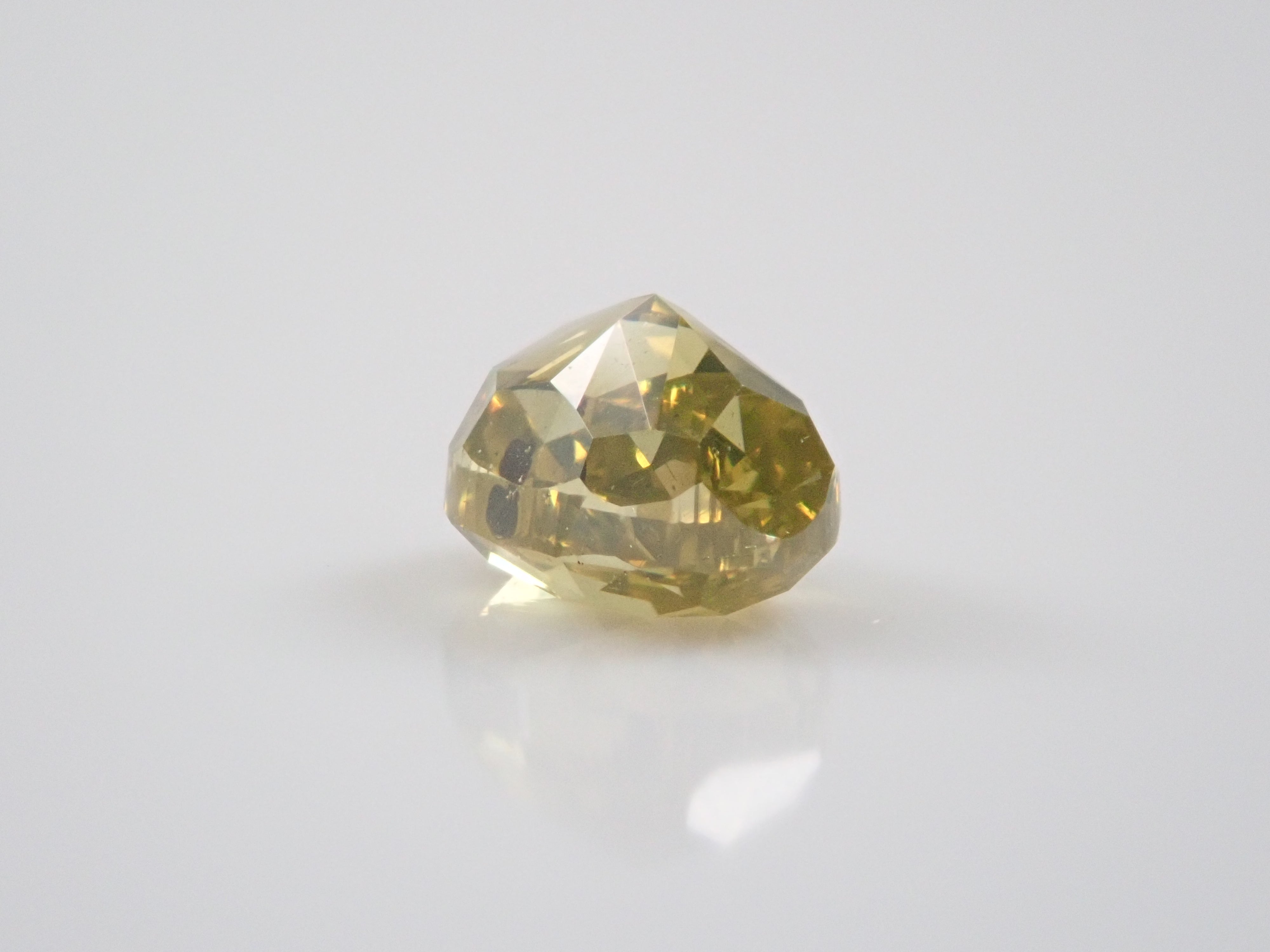 ファンシーディープブラウニッシュイエローダイヤモンド 0.300ctルース(FANCY DEEP BROWNISH GREEN YELLOW