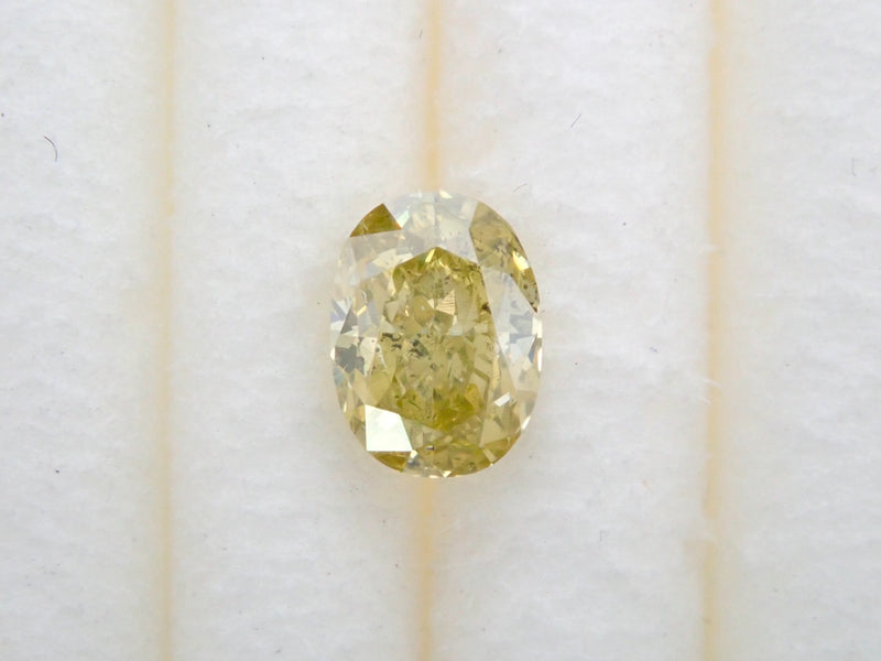 ファンシーブラウニッシュグリーニッシュイエローダイヤモンド 0.266ct