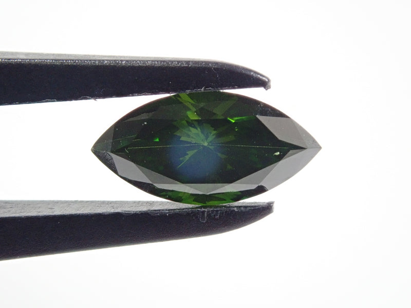 フォレストグリーンダイヤモンド（トリートメント） 0.501ctルース(FANCY DARK GRAY GREEN, SI-1)