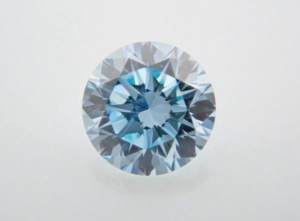 アイスブルーダイヤモンド 0.097ctルース(FANCY GREENISH BLUE, VS-1)