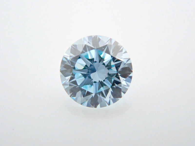 アイスブルーダイヤモンド 2.9mm/0.097ctルース(FANCY GREENISH BLUE