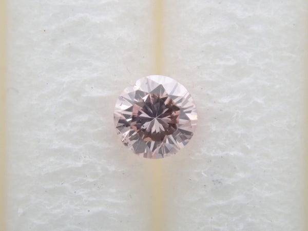 ピンクダイヤモンド 0.042ctルース(FANCY LIGHT BROWNISH PINK, SI-2)