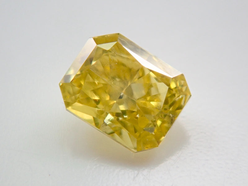 027ctFancy Vivid Yellow 0.27ct I-1 イエローダイヤモンド