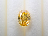 黃鑽 0.203 克拉裸鑽（艷彩橙黃，SI-1）