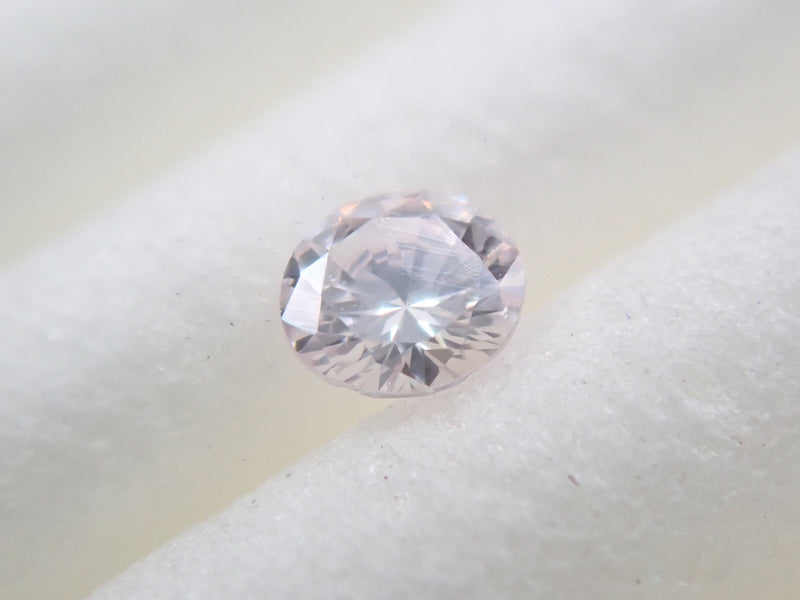 ピンクダイヤモンド 2.5mm/0.057ctルース(FAINT PINK, SI-2)