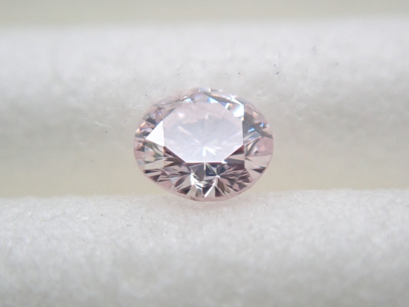 ピンクダイヤモンド 2.5mm/0.062cttルース(VERY LIGHT  PINK, SI-2)