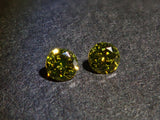 カナリーイエローダイヤモンド（トリートメント）2石セット  2mm/0.070ctルース（VSクラス相当）