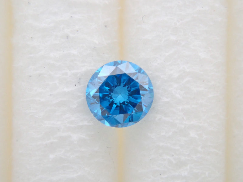 ロンドンブルーダイヤモンド（トリートメント） 2.5mm/0.070ctルース 