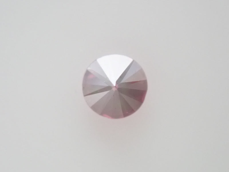 ファンシーレディッシュブラウンダイヤモンド (トリートメント) 2.5mm/0.072ctルース(FANCY REDDISH BROWN, VS2,バイカラー蛍光)