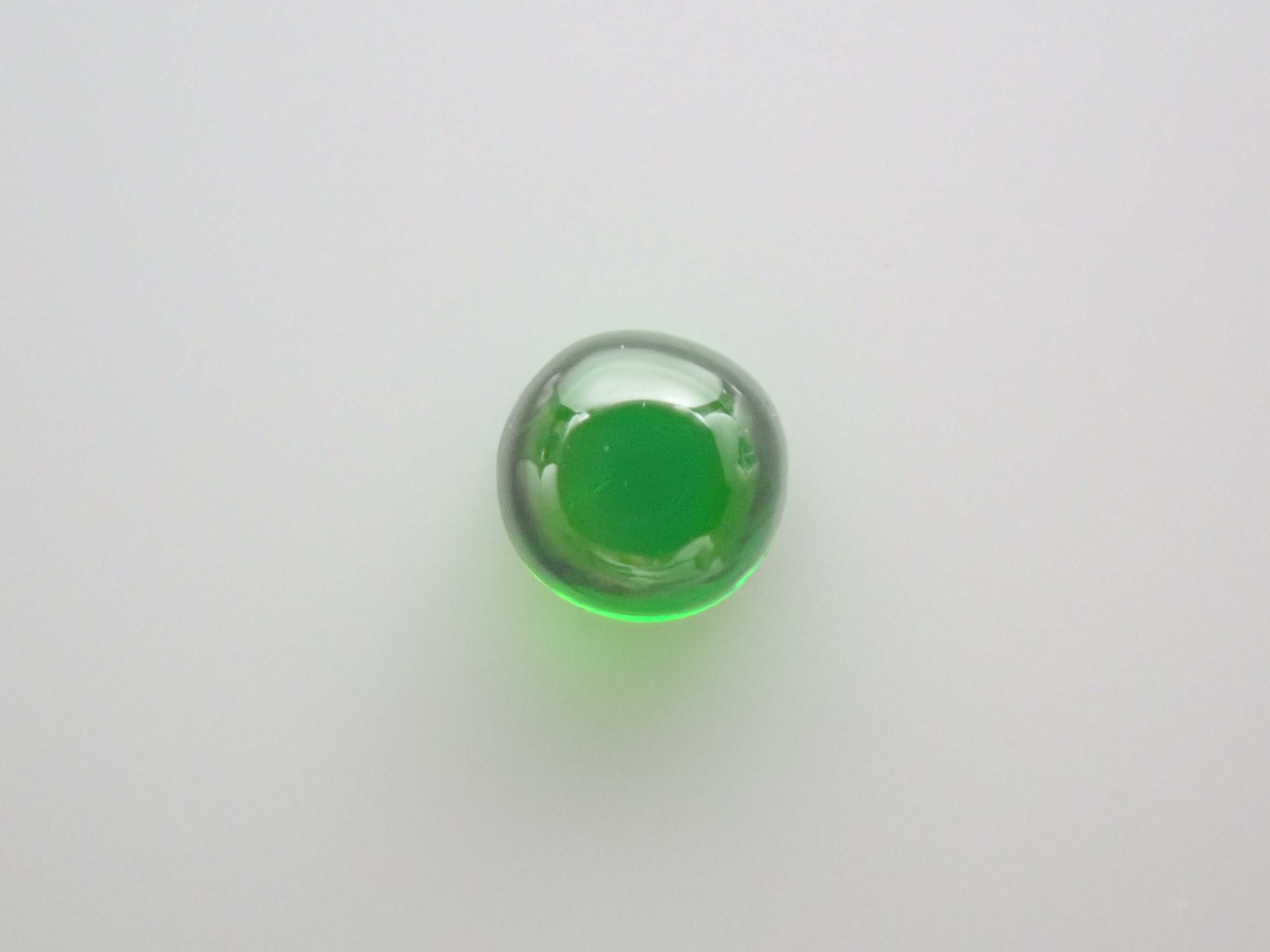 Russian demantoid garnet (horsetail recognized) 2mm/0.057ct loose