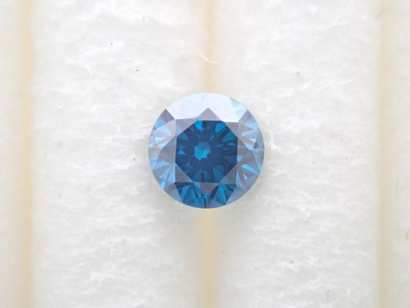 ロンドンブルーダイヤモンド（トリートメント） 2.5mm/0.079ctルース（VSクラス相当）