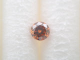 オレンジダイヤモンド (トリートメント) 2mm/0.031ctルース（VSクラス相当）