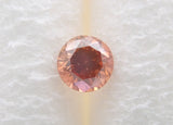 オレンジダイヤモンド (トリートメント) 2mm/0.033ctルース（SIクラス相当）