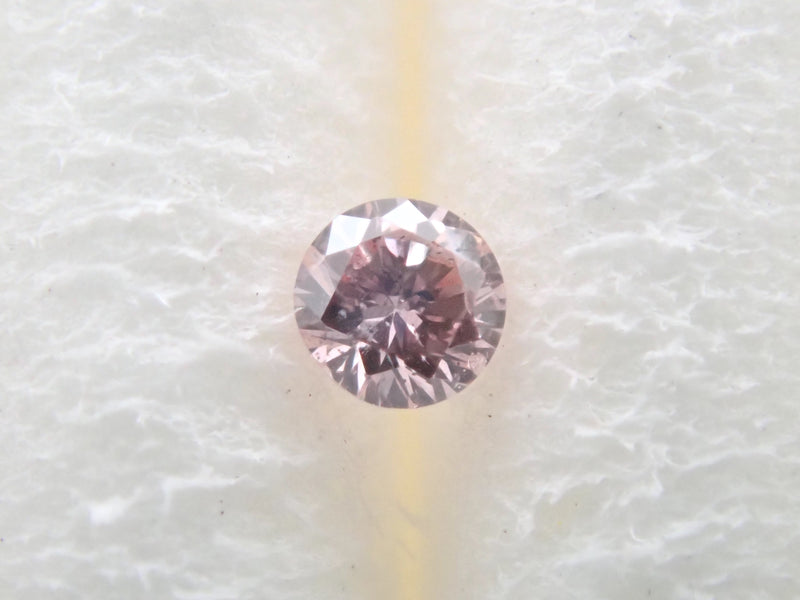 ファンシーオレンジピンクダイヤモンド1.8mm/0.022ctルース(FANCY