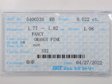 ファンシーオレンジピンクダイヤモンド1.8mm/0.022ctルース(FANCY ORANGY PINK, SI2)
