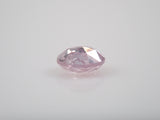 ファンシーライトパープルピンクダイヤモンド（ローズカット） 1.8mm/0.026ctルース(FANCY LIGHT PURPLE PINK, I2)