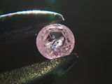 ファンシーライトパープルピンクダイヤモンド（ローズカット） 1.8mm/0.026ctルース(FANCY LIGHT PURPLE PINK, I2)