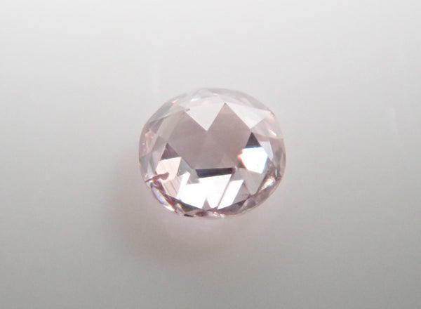 ファンシーライトパープルピンクダイヤモンド（ローズカット） 1.8mm/0.024ctルース(FANCY LIGHT PURPLE PINK, SI2)