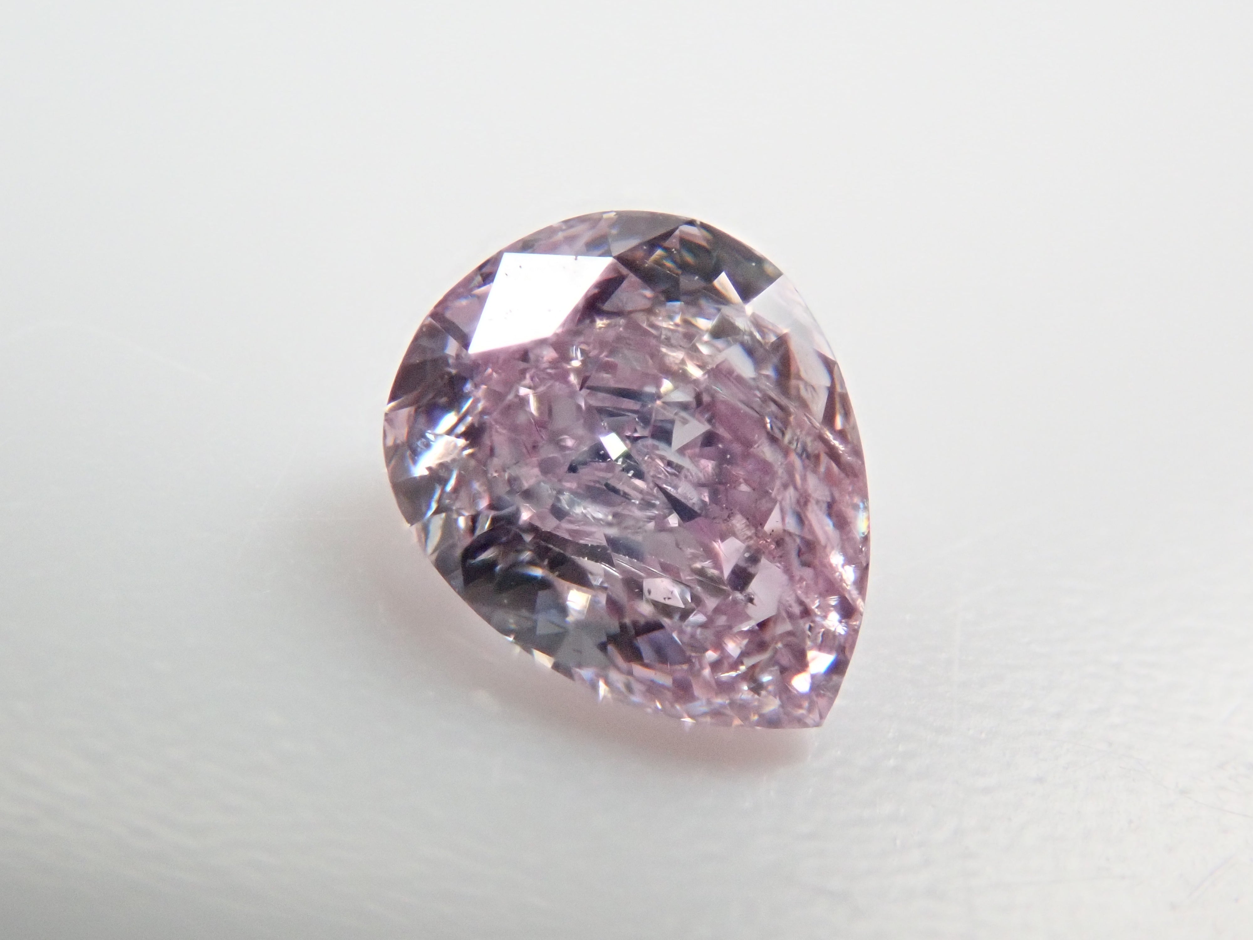 ファンシーピンクパープルダイヤモンド 0.254ctルース(FANCY PINK PURPLE, I1)