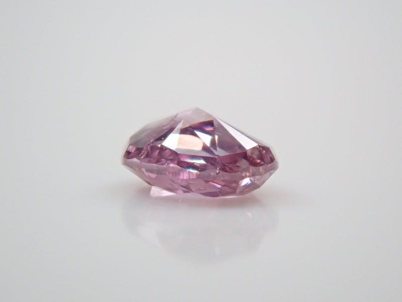 【31500772掲載】ピンクダイヤモンド 0.114ctルース(FANCY VIVID PURPLE PINK, I1)