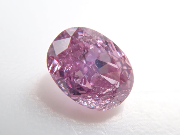 【31500772掲載】ピンクダイヤモンド 0.114ctルース(FANCY VIVID PURPLE PINK, I1)