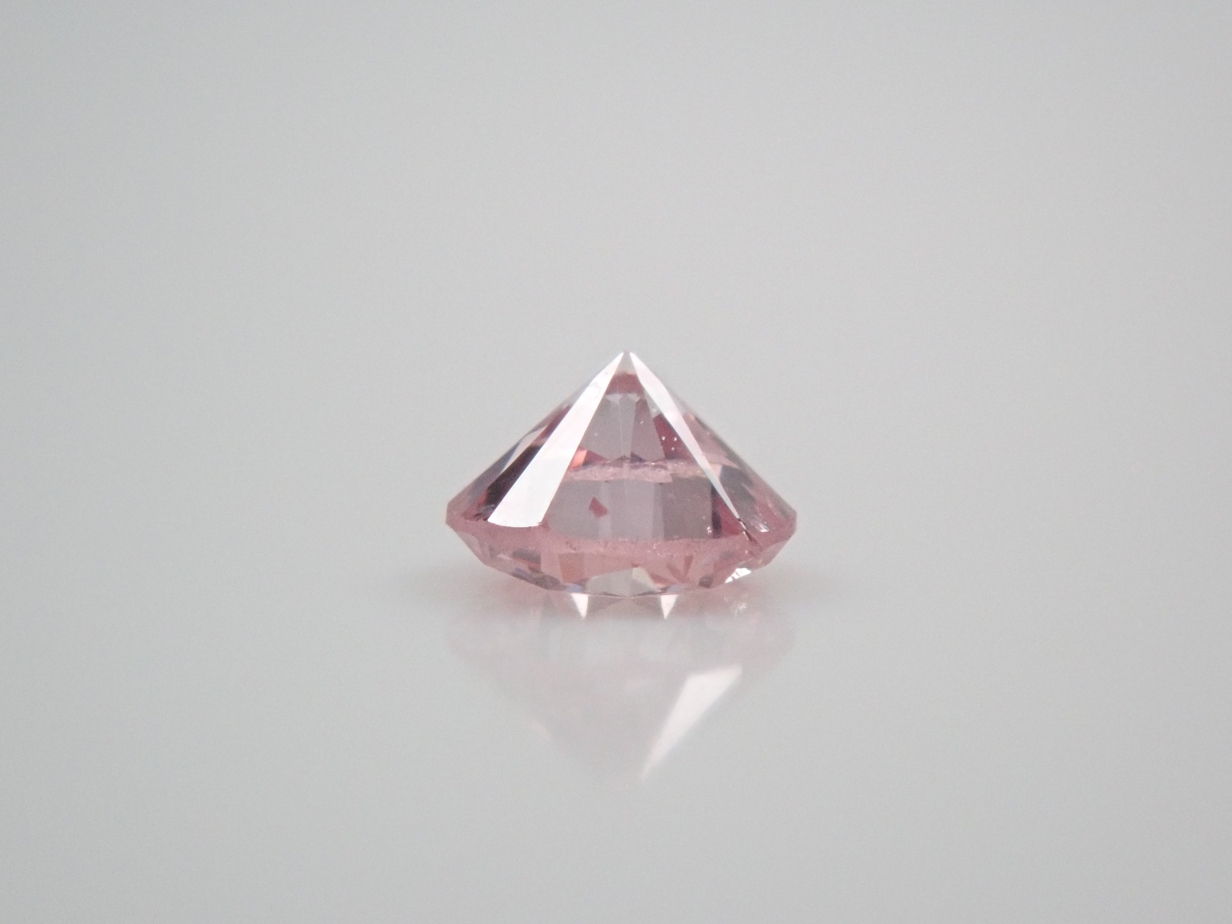 【31500773掲載】ピンクダイヤモンド 0.104ctルース(FANCY LIGHT PURPLISH PINK, I1)