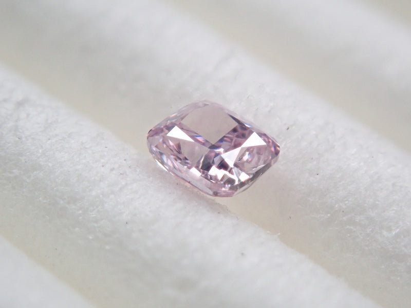 【31500767掲載】ピンクダイヤモンド 0.088ctルース(FANCY PURPLE PINK , VS2)