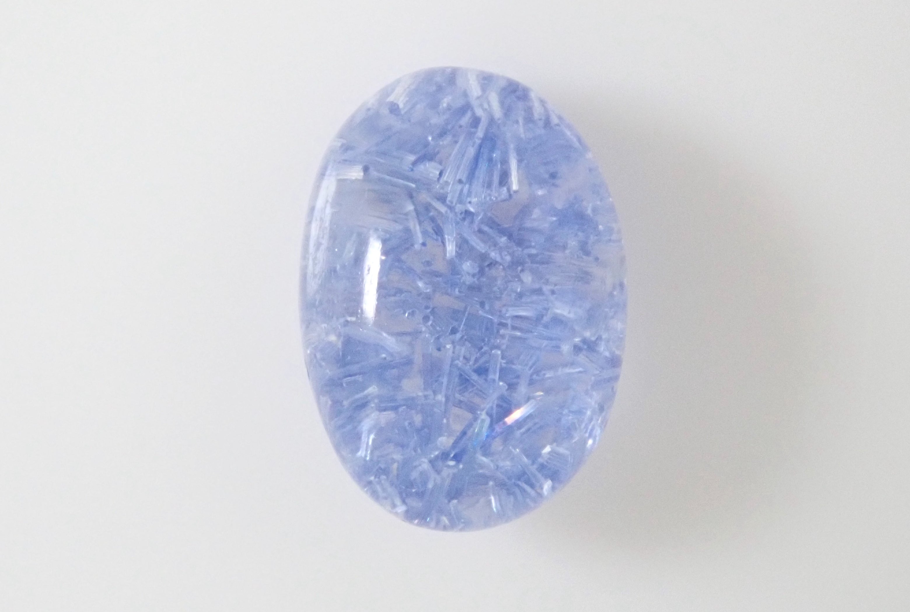 Dumortierite in quartz 0.890ct loose