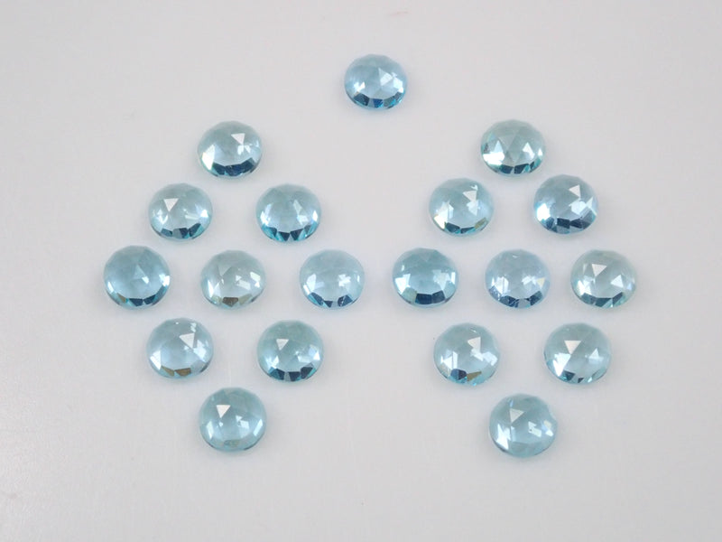 Rose cut apatite 1 stone 3mm《Multiple purchase discount available》