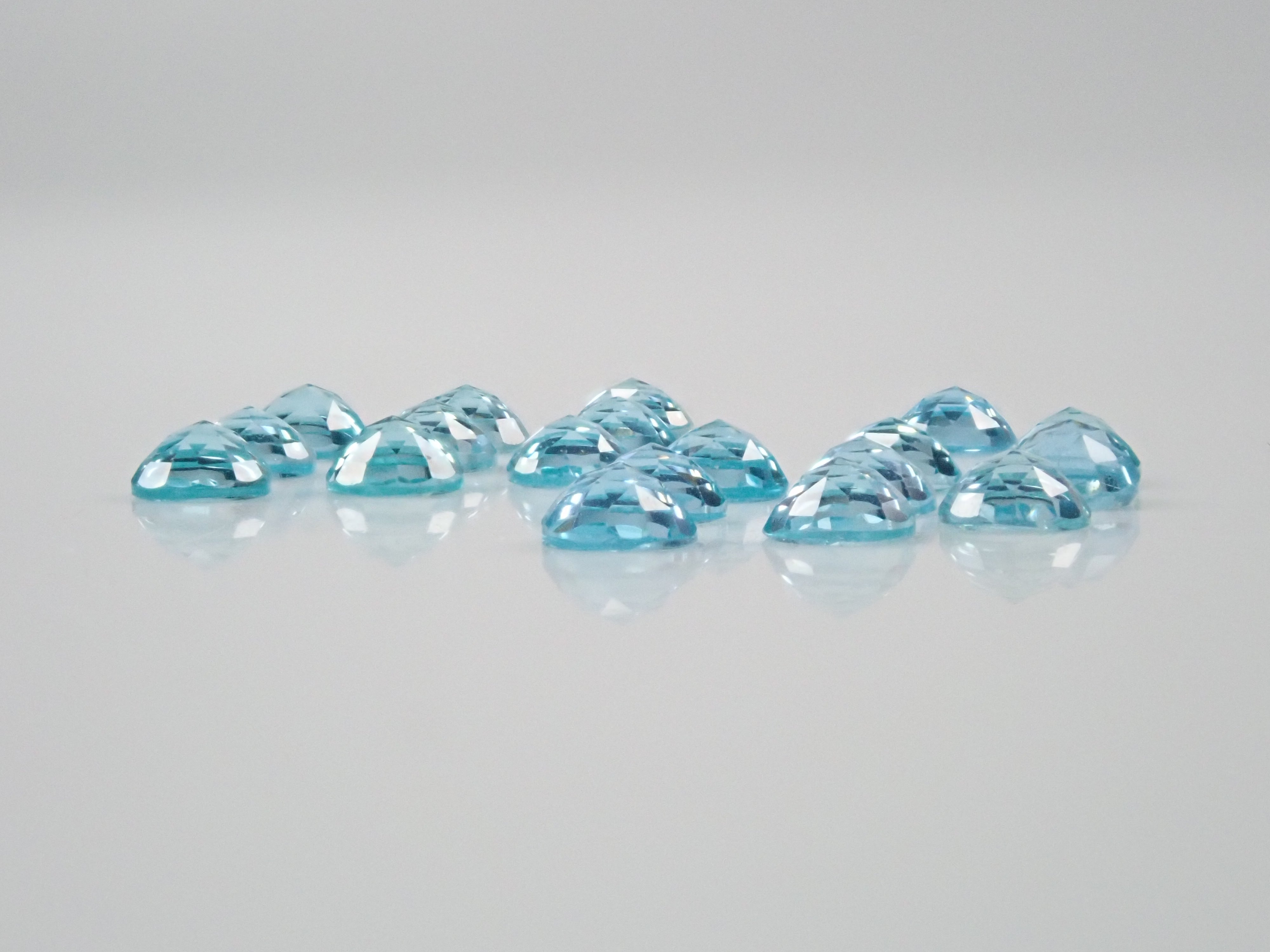 Rose cut apatite 1 stone 3mm《Multiple purchase discount available》