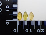 Yellow tourmaline 1 stone loose (marquise cut, approx. 8 x 4 mm)《Multiple purchase discount available》