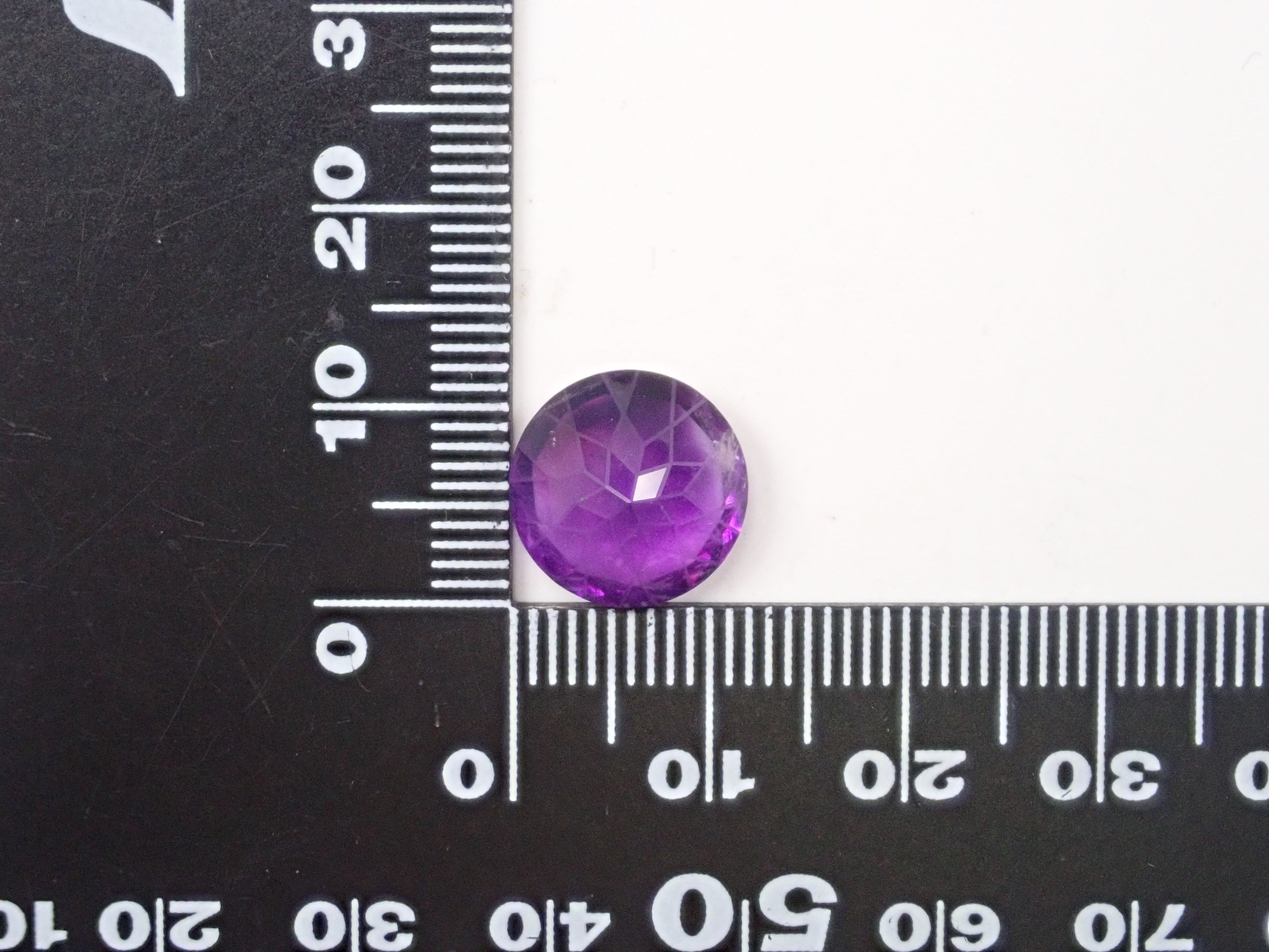 【ダンデライオンカット】カラーシフトアメジスト 12mm/5.80ct《コラボ》ルース ワッペン付