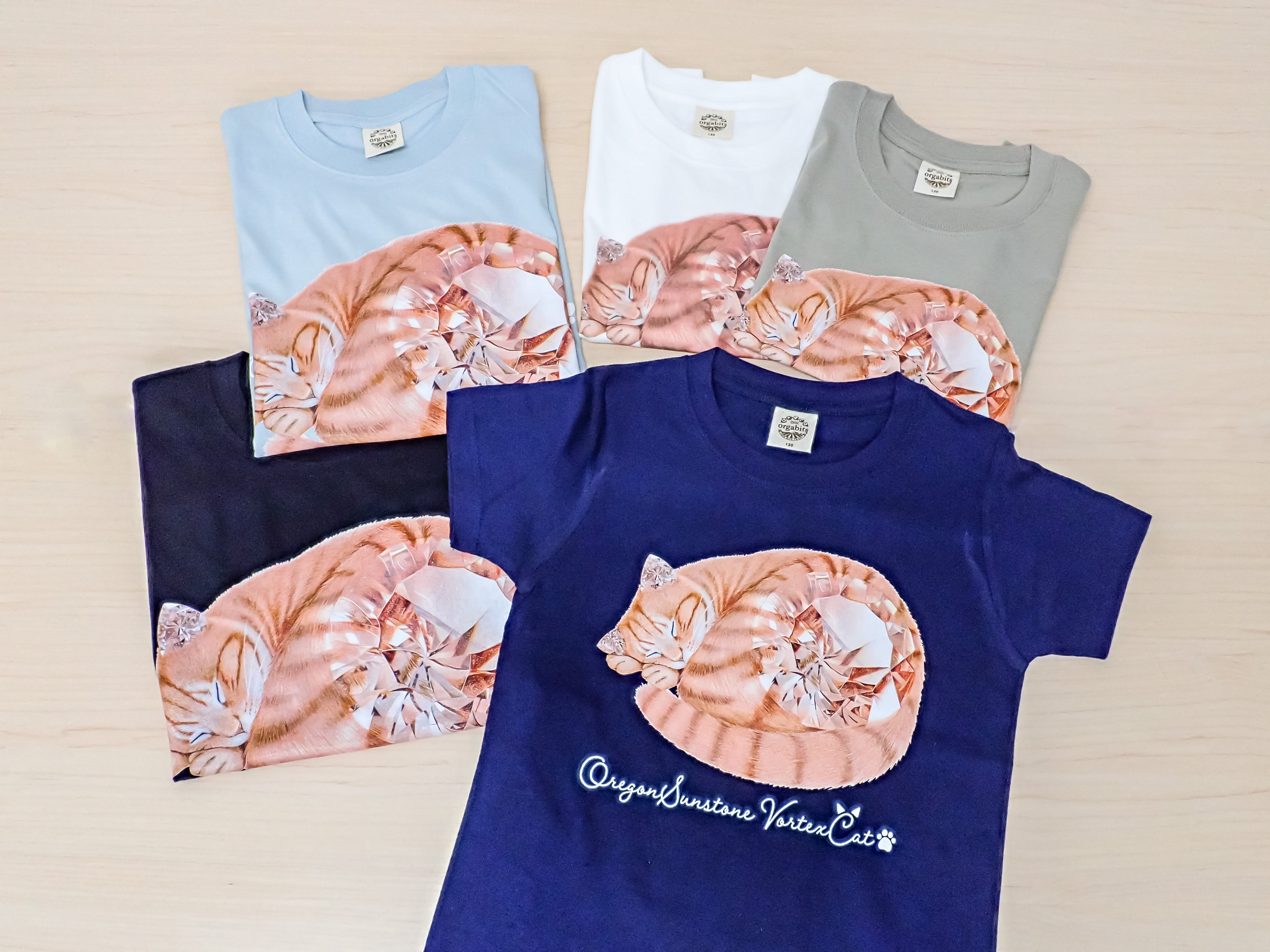 安部祐一朗氏グッズセット【大人サイズTシャツ＆コースター＆オレゴンサンストーンの宝石】