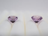 Purple scapolite 2 stone set 0.520ct loose