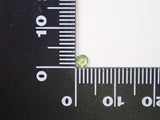 ロシア産デマントイドガーネット（ホーステール認む） 3.2mm/0.175ctルース